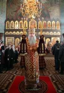 Божественная литургия в Крестовоздвиженском храме г. Хвалынска