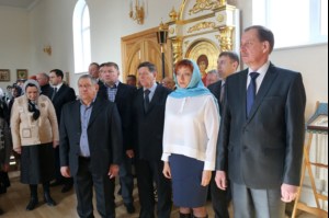 Литургия Преждеосвященных Даров в храме в честь Казанской иконы Божией Матери р.п.Татищево
