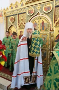 Божественная литургия в храме во имя святителя Луки (Войно-Ясенецкого) города Саратова