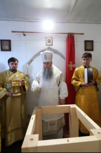 Чин Великого освящения и Божественная литургия в храме святого пророка Илии в селе Липовка Базарно-Карабулакского района