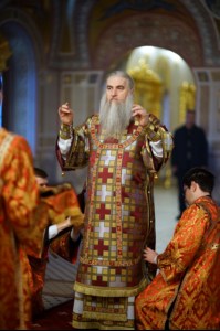 Божественная литургия в Свято-Троицком кафедральном соборе г. Саратова