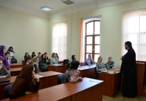 Студенты педагогического колледжа побывали в Саратовской православной духовной семинарии