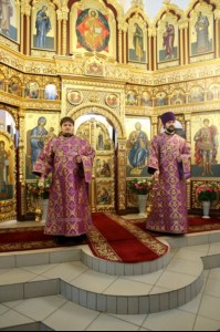 Божественная литургия в храме великомученика Георгия Победоносца г. Саратова