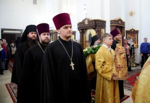 Божественная литургия в Свято-Иоанновском женском монастыре села Алексеевка Хвалынского района