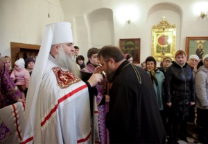 Божественная литургия в храме во имя святого благоверного князя Александра Невского г.Ртищево