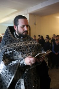 Литургия Преждеосвященных Даров в храме во имя святителя Тихона, Епископа Воронежского, Задонского чудотворца г.Саратова