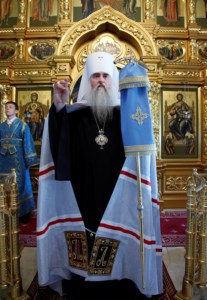Всенощное бдение с чином Погребения Божией Матери в Свято-Троицком кафедральном соборе г. Саратова