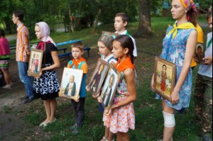 В лагере «Солнечный» прошел традиционный крестный ход