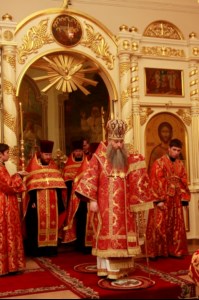 Всенощное бдение в Серафимовском храме Саратова