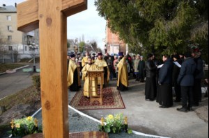 В Вольске установлен Поклонный крест