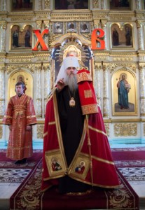 Всенощное бдение в храме в честь Сошествия Святого Духа г.Саратова