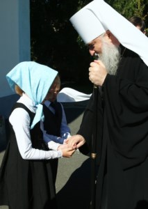 Божественная литургия в храме в честь Покрова Пресвятой Богородицы р.п. Новые Бурасы