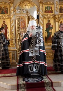 Великое повечерие с чтением канона преподобного Андрея Критского в Свято-Троицком кафедральном соборе г. Вольска