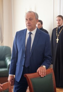 Губернатор и вице-губернатор Саратовской области поздравили Митрополита Лонгина с 15-летием со дня архиерейской хиротонии
