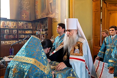 Всенощное бдение в Покровском храме г. Саратова