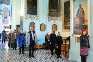 Литургия Преждеосвященных Даров в храме в честь Сошествия Святого Духа г. Саратова