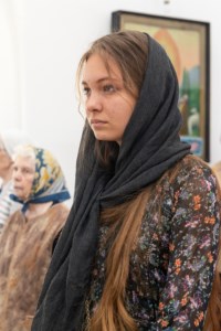 Литургия Преждеосвященных Даров в храме во имя преподобного Сергия Радонежского г.Саратова