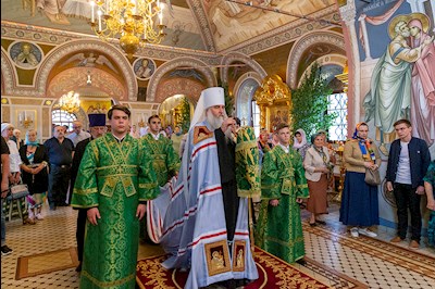 Всенощное бдение в Свято-Троицком кафедральном соборе г.Саратова