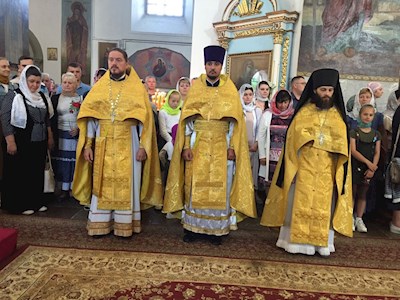 Божественная литургия в Успенском соборе Свято-Успенского Жировичского монастыря