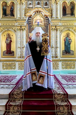 Всенощное бдение в храме в честь Сошествия Святого Духа г. Саратова