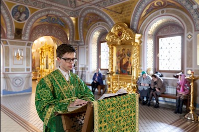 Всенощное бдение в Свято-Троицком кафедральном соборе г. Саратова