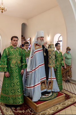 Всенощное бдение в храме преподобного Сергия Радонежского г. Саратова