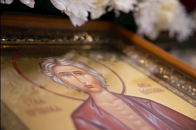 Митрополит Игнатий совершил всенощное бдение в храме в честь иконы Божией Матери «Скоропослушница» г. Шиханы Вольского района