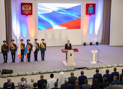 Митрополит Игнатий принял участие в церемонии вступления в должность губернатора Саратовской области