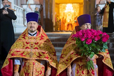 В Саратове встретили мощи святого великомученика Георгия Победоносца