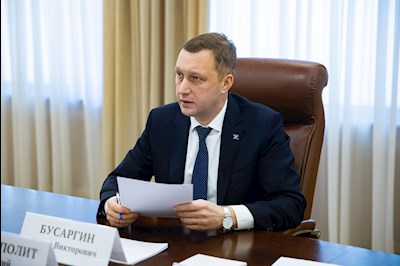 Состоялась встреча митрополита Игнатия и губернатора Саратовской области Романа Викторовича Бусаргина