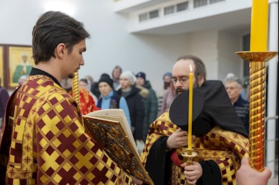 Встреча ковчега с мощами мученицы Татианы