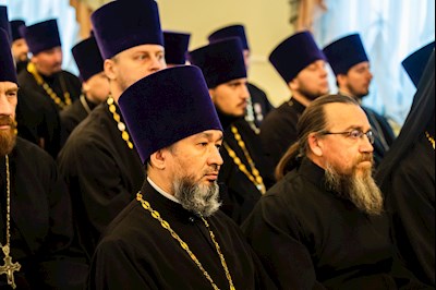 Митрополит Игнатий возглавил ежегодное Епархиальное собрание духовенства Саратовской епархии