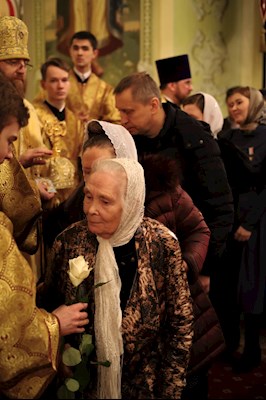 Великая рождественская вечерня в Покровском соборе г. Саратова