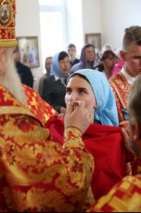 Великое освящение храма святой великомученицы Екатерины г. Саратова и Божественная литургия в новоосвященном храме