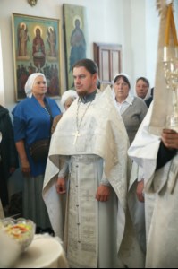 Божественная литургия в храме во имя Архангела Михаила с. Михайловка Саратовского района