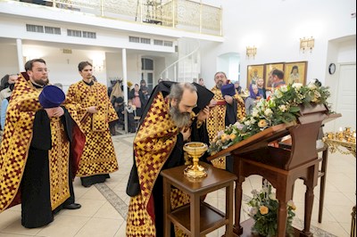 Встреча ковчега с мощами мученицы Татианы