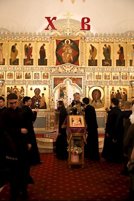 Литургия Преждеосвященных Даров в Свято-Алексиевском женском монастыре г. Саратова