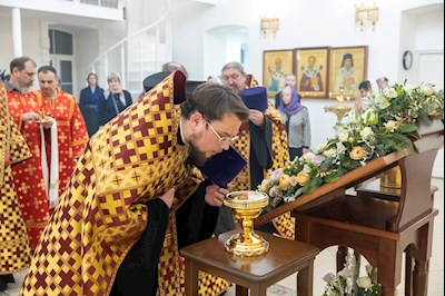 Встреча ковчега с мощами мученицы Татианы