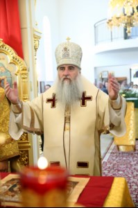 Великое освящение храма в честь святого благоверного князя Михаила Черниговского и боярина его Феодора г. Саратова