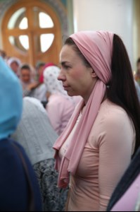 Божественная литургия в храме во имя Всех святых, в земле Российской просиявших, г.Саратова