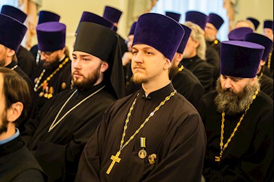 Митрополит Игнатий возглавил ежегодное Епархиальное собрание духовенства Саратовской епархии