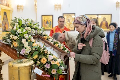 Встреча ковчега с мощами мученицы Татианы