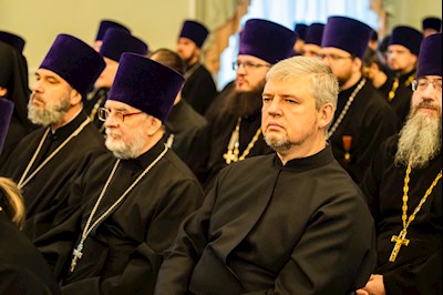 Митрополит Игнатий возглавил ежегодное Епархиальное собрание духовенства Саратовской епархии