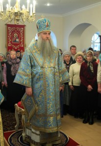 Божественная литургия в храме в честь иконы Божией Матери «Скоропослушница» гор.Шиханы Вольского района