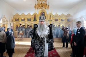 Литургия Преждеосвященных Даров в храме в честь Казанской иконы Божией Матери р.п.Татищево
