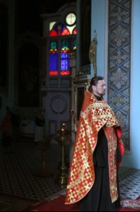 Всенощное бдение в Духосошественском кафедральном соборе Саратова