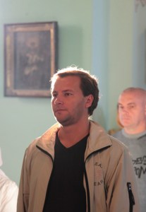 Всенощное бдение c Чином Воздвижения Креста в Духосошественском соборе города Саратова