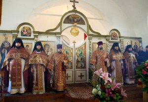 Божественная литургия в Спасо-Преображенском мужском монастыре г. Саратова