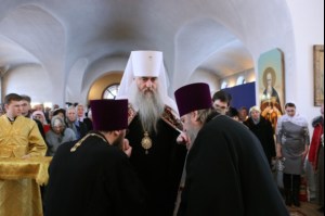 Божественная литургия в храме во имя святителя и чудотворца Николая р.п. Базарный Карабулак