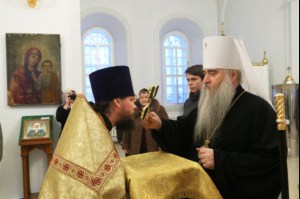 Всенощное бдение в Свято-Сергиевском женском монастыре с. Алексеевка Базарно-Карабулакского р-на